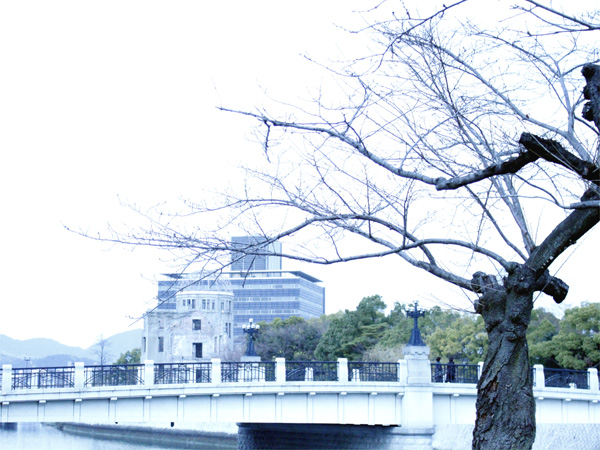 広島平和記念公園の桜