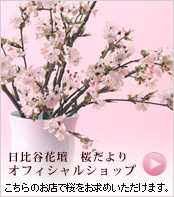 日比谷花壇桜だよりオフィシャルショップ一覧ページへ＞